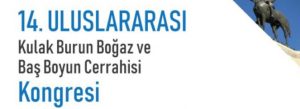 14.Uluslararası Kulak Burun Boğaz ve Baş Boyun Cerrahisi Kongresi